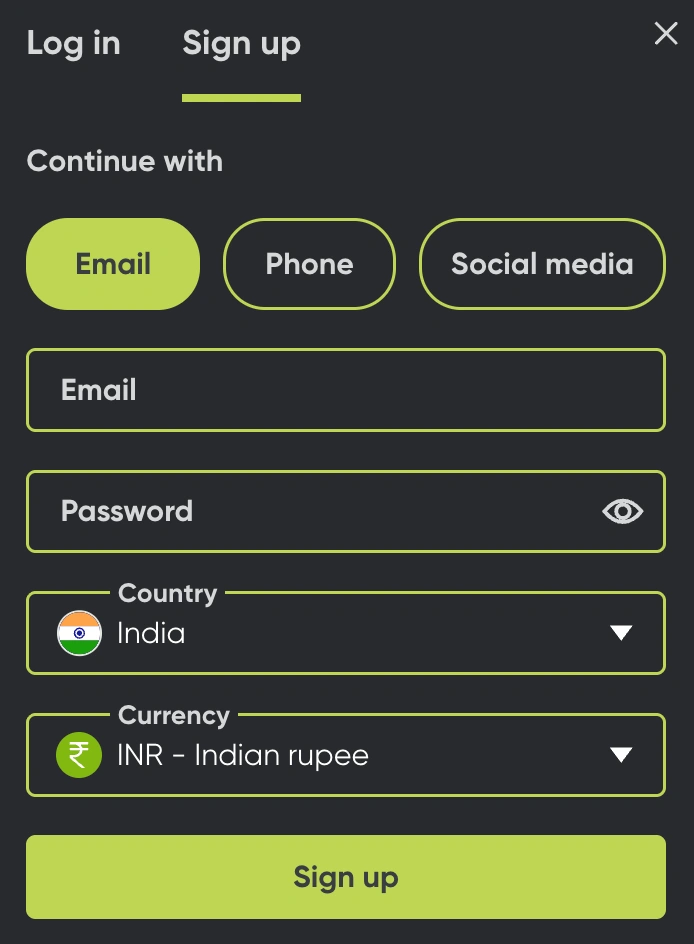register and login